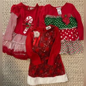 Lot of Girls Holiday Dresses - size 5/6